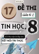 17 Đề thi giữa kì 2 Tin học Lớp 8 có Ma trận & đáp án (Kết nối tri thức)